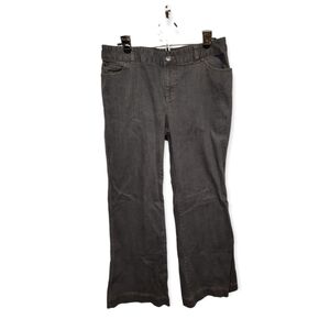 J. Jill Gray Flare Leg Jeans